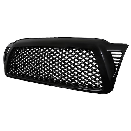 05-11 Toyota Tacoma Front Mesh Grille- Glossy Black